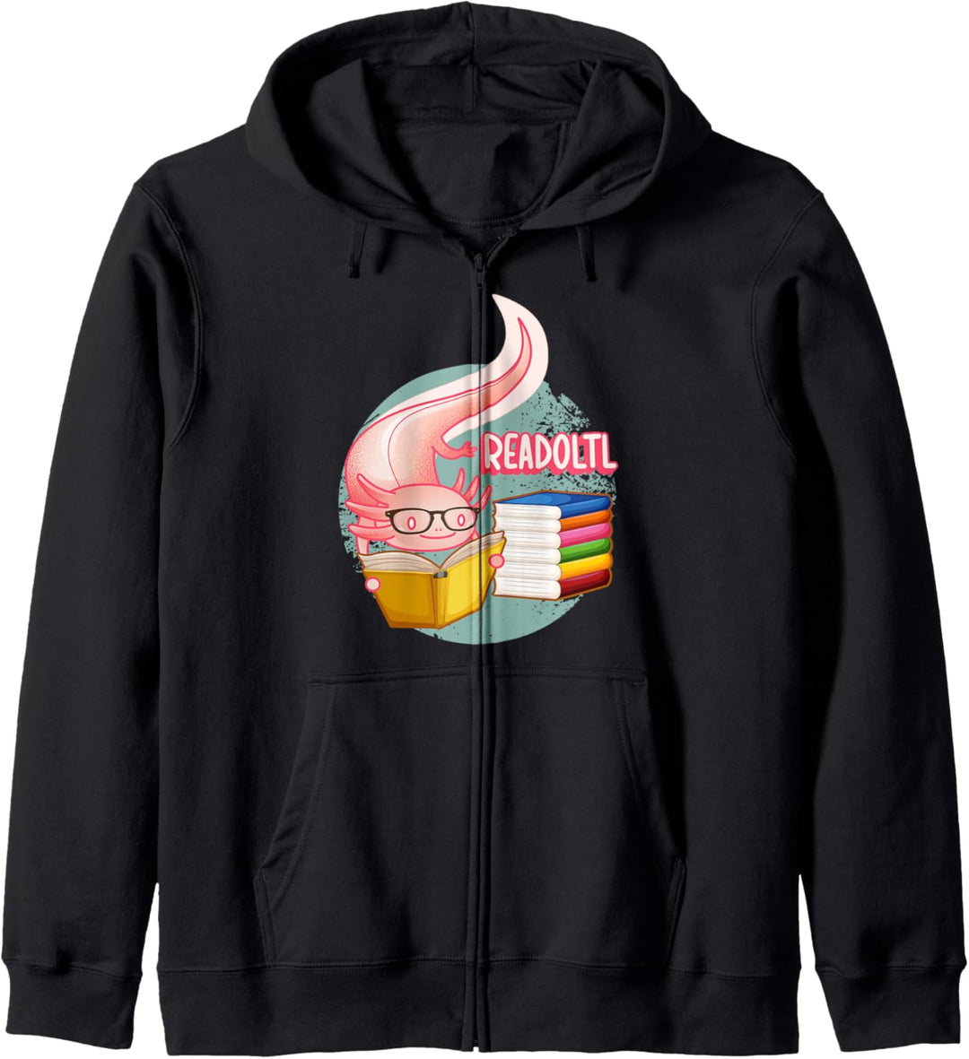 Axolotl Mutter Und Kind Axolotl Bedrohte Art Axolotl Kapuzenjacke