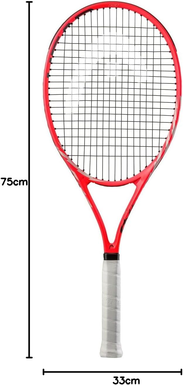 HEAD Unisex – Erwachsene Mx Spark Elite Tennis Racquet Griffstärke 3 Orange, Griffstärke 3 Orange