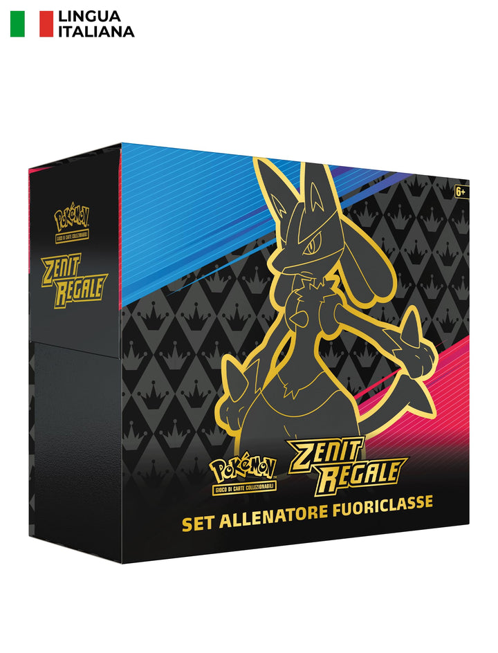 Pokémon Zenit Erweiterungs-Trainer-Set (10 Erweiterungshüllen und Zubehör), italienische Edition