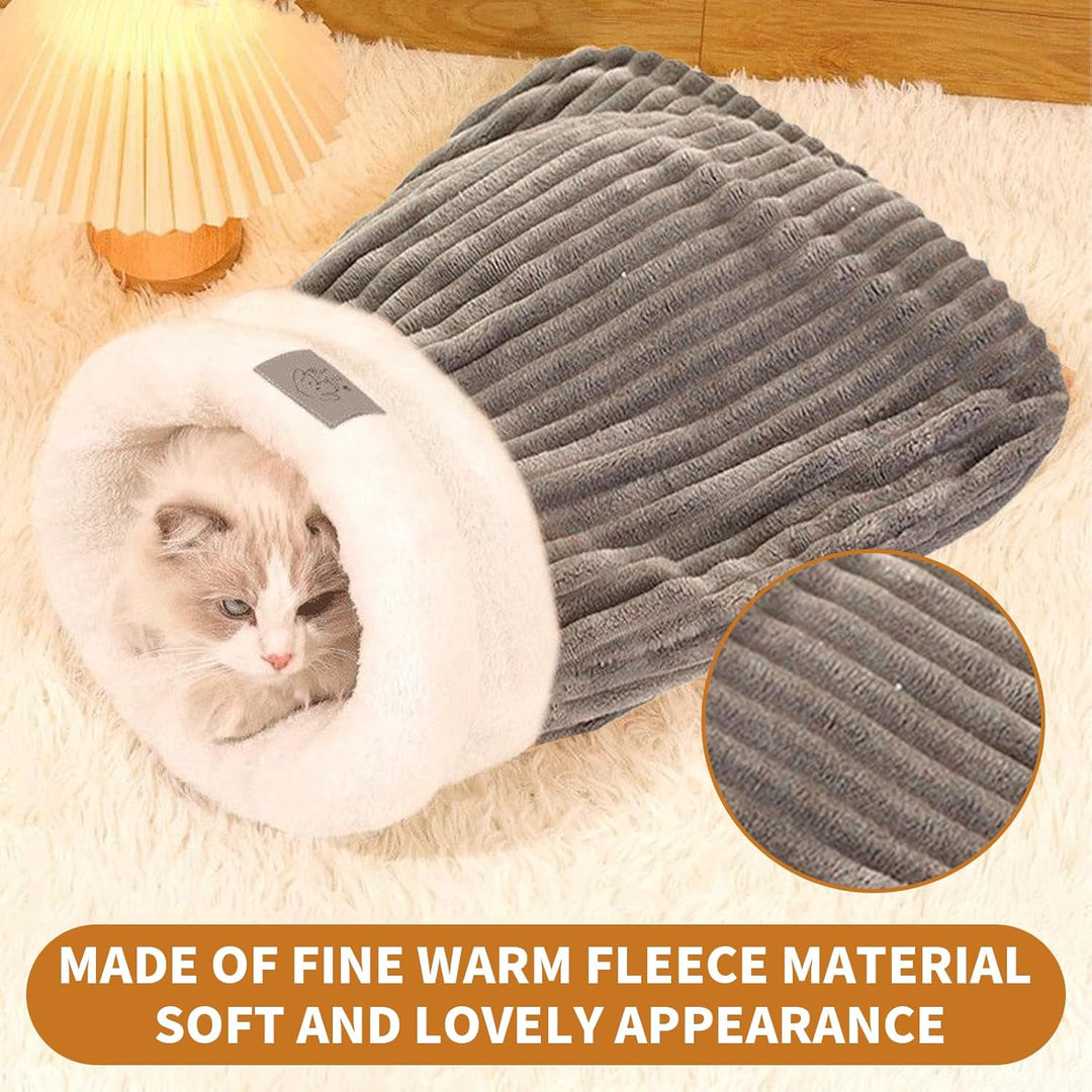 Katzenschlafsack,Katzen Schlafsack,Cat Winter Sleeping Bag,Schlafsack für Katzen,Pet Sleeping Bag fo
