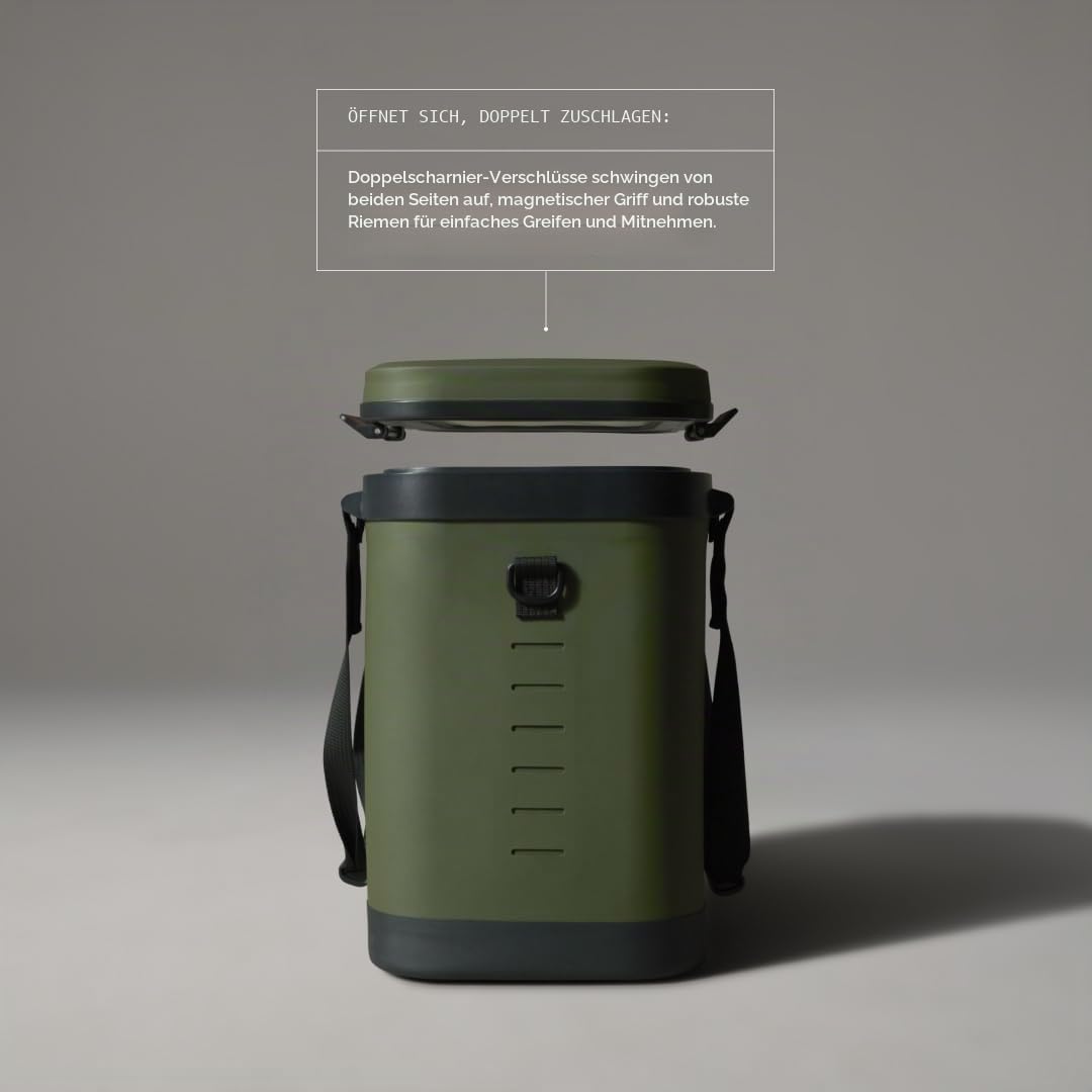Dometic Recon Softside ZL Large - Kühltasche Gross 21L - Kühlbox - Grau Grau 21 Liter, Grau 21 Liter