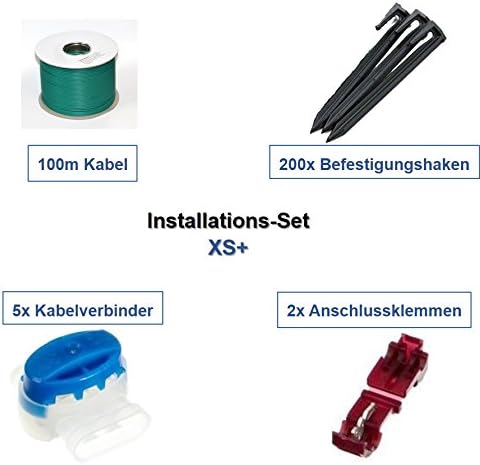 Genisys Installationsset XS+ kompatibel mit LANDROID von Worx S/M/L Kabel Haken Verbinder Paket