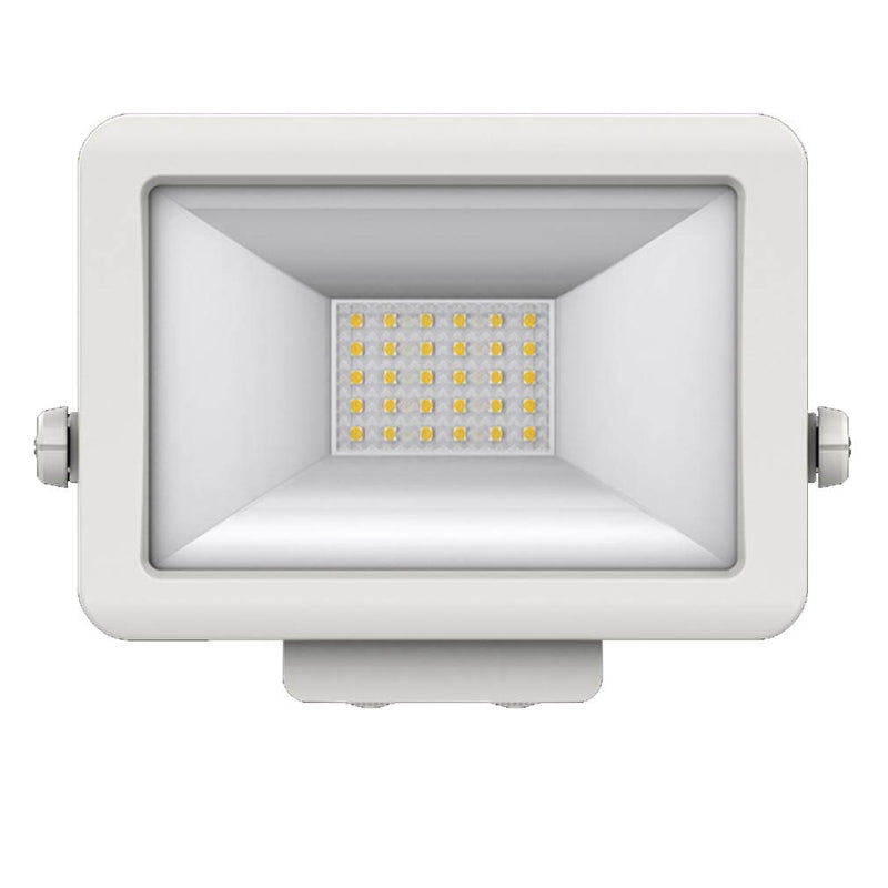 Theben 1020683 theLeda B20L WH - LED-Strahler für den Aussenbereich - LED Fluter 60° drehbar - 20 W