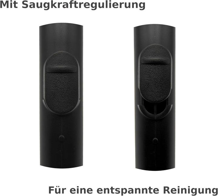 Teleskoprohr + Handgriff Griff kompatibel mit Miele S8340 S 8340 S8330 8370 S2131 9442601 S2 S4 S5 S