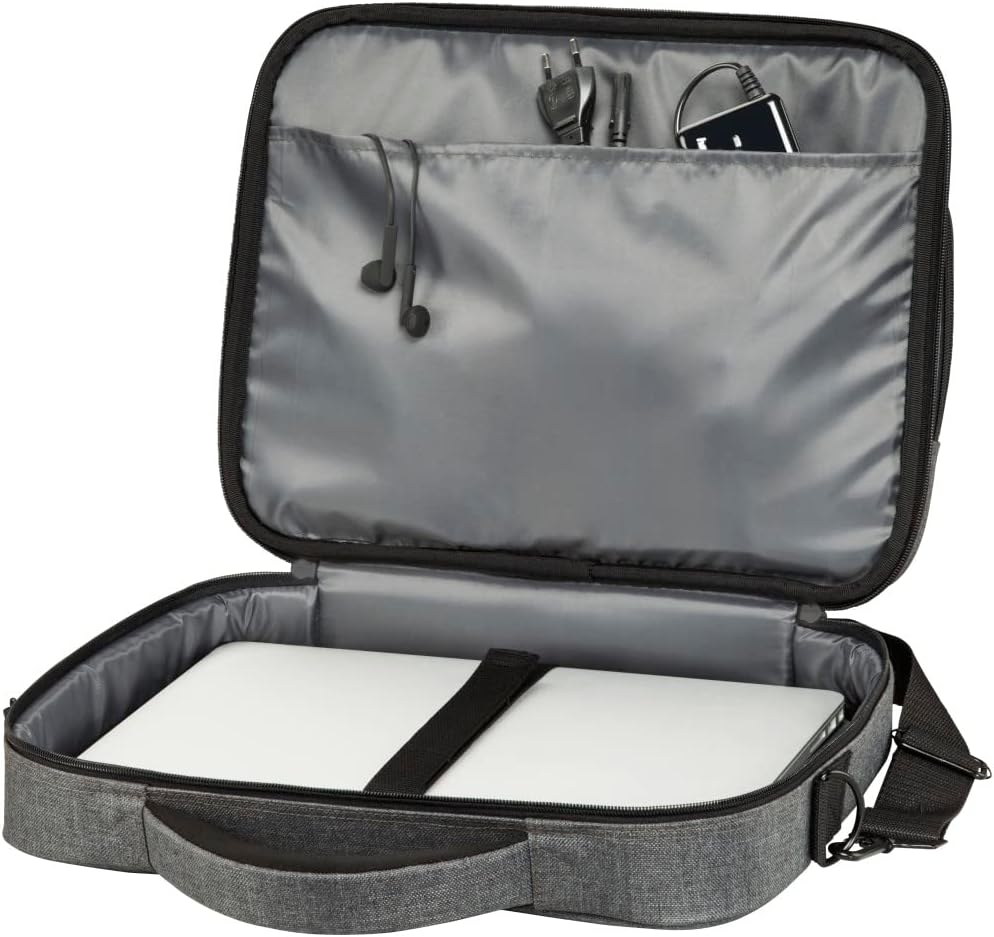 Hama Unisex Business Notebook Tasche (1er Pack) 15,6'' / 40 cm Grau, 15,6'' / 40 cm Grau