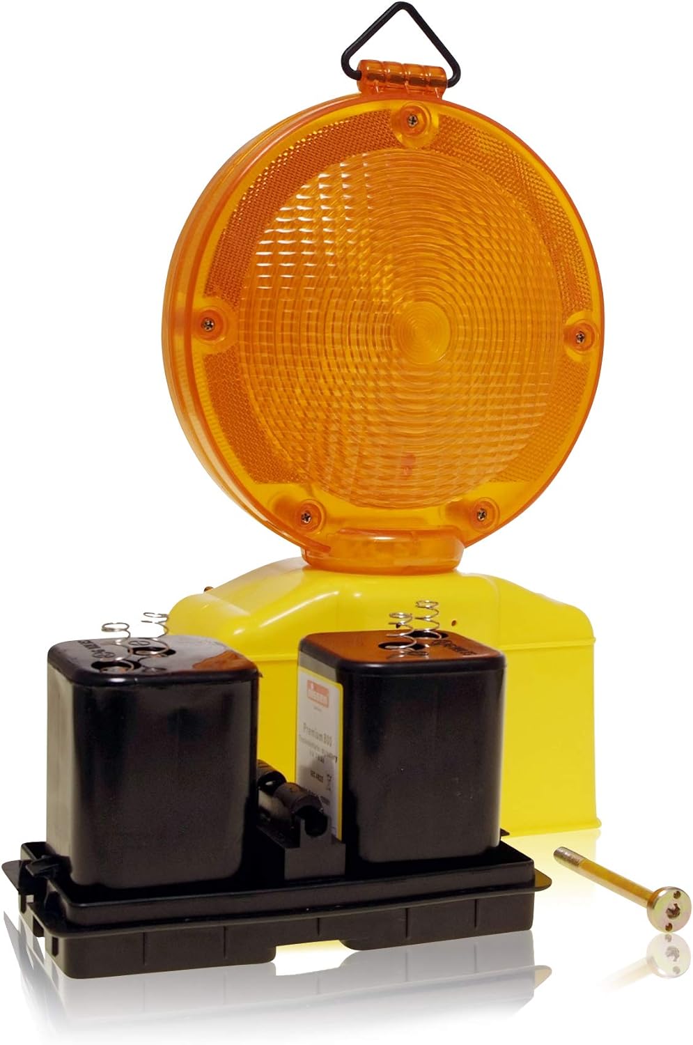 LED-MARTIN® 2er Sparset Warnleuchte - gelb - automatische TAG/Nachtschaltung - Blinklicht - Warnleuc