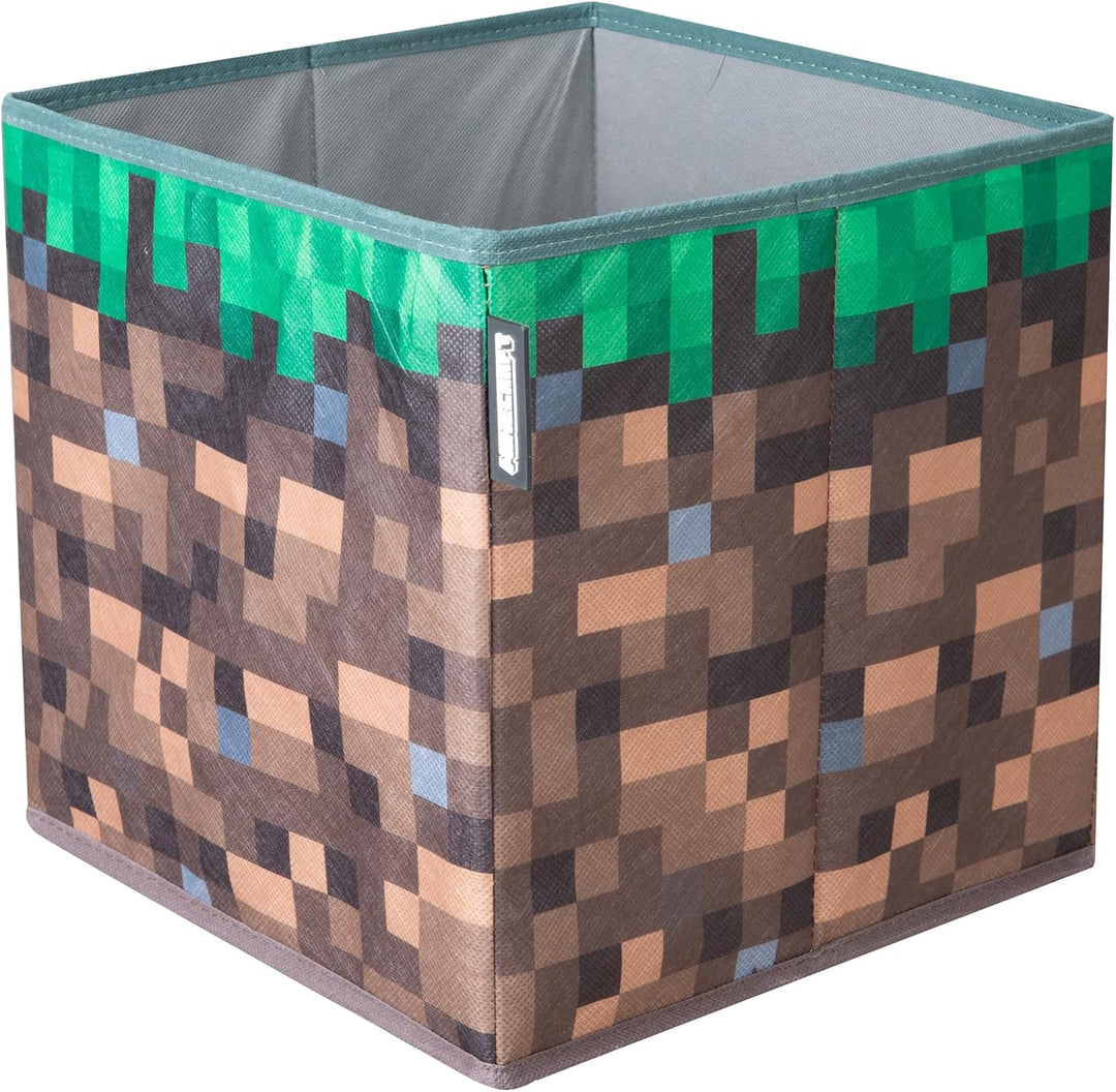 phoenix group AG MINECRAFT - Sitz- und Aufbewahrungsbox, Grasblock, Kids, Würfel
