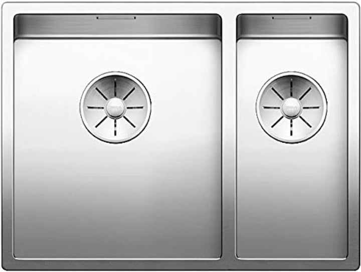 BLANCO CLARON 340/180-U | Edelstahl | Einbauart: Unterbau | Hauptbecken links | ohne Ablauffernbedie