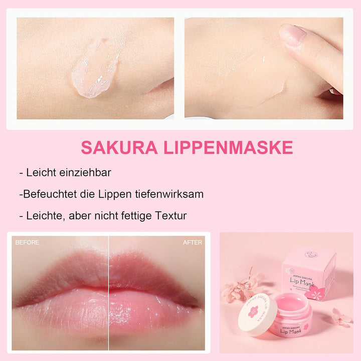 Hautpflege Set für Teenager-Mädchen, Japan Sakura Skincare Set, Anti-aging Gesichtspflege Set, Tägli