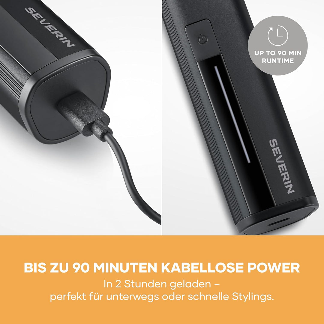 Severin Multi Grooming Set, Haarschneidemaschine, Barttrimmer, Körpertrimmer, Nasenhaartrimmer, Herr