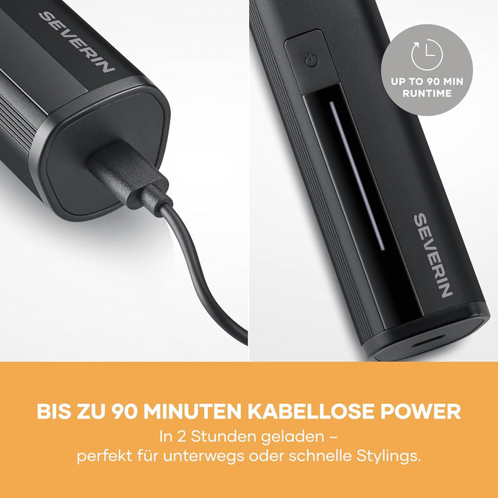 Severin Multi Grooming Set, Haarschneidemaschine, Barttrimmer, Körpertrimmer, Nasenhaartrimmer, Herr