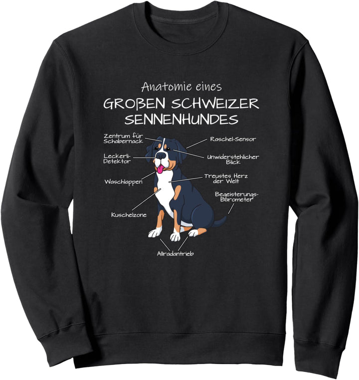 Grosser Schweizer Sennenhund Anatomie | Schweizer Sennenhund Sweatshirt