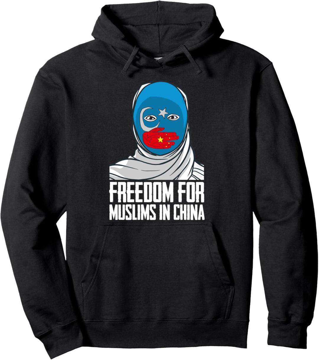 Freiheit für Muslime in China - Uyghurische Solidarität Pullover Hoodie