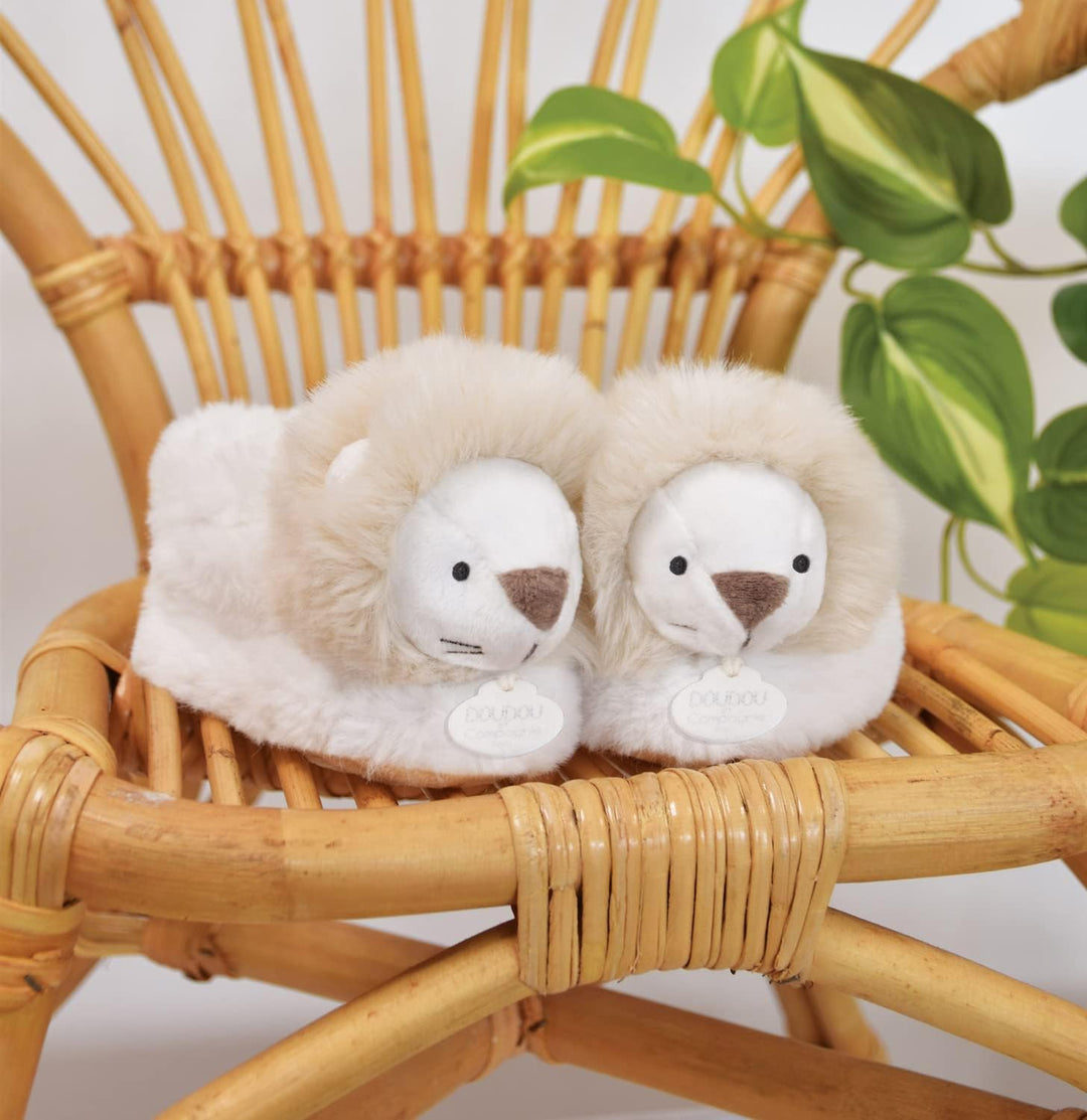 Doudou et Compagnie Unicef Hausschuhe Löwe DC3999 Löwe Chaussons, Löwe Chaussons