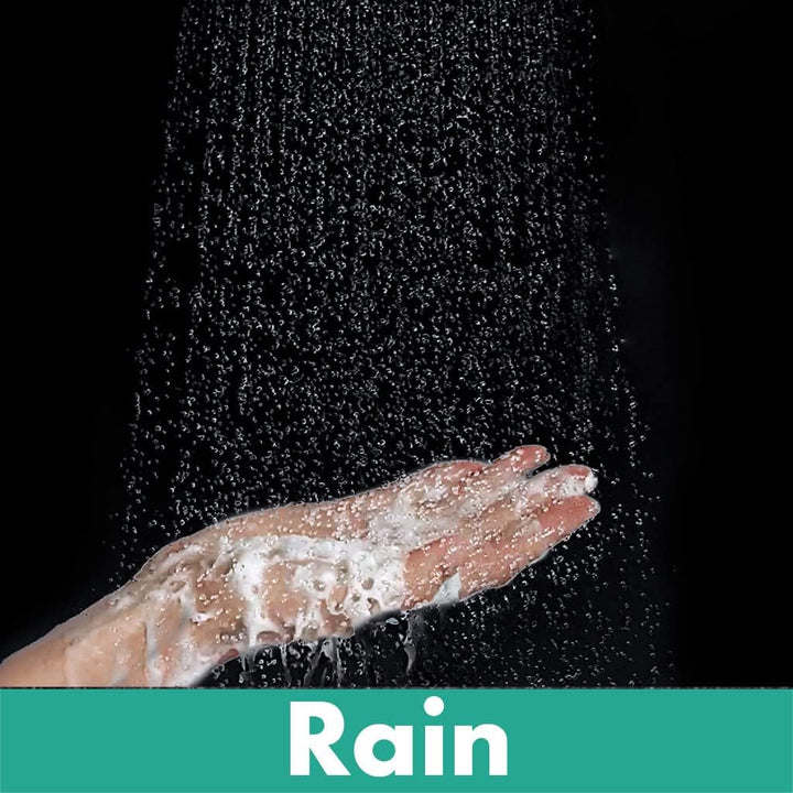 hansgrohe wassersparender Duschkopf Crometta, Sparduschkopf 6l/min, Duschbrause, 2 Strahlarten, Weis