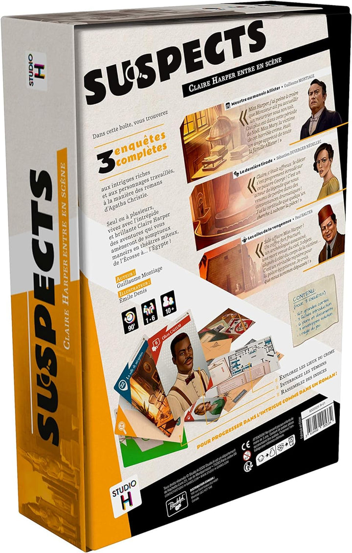 STUDIO H Suspects STSUS Brettspiel