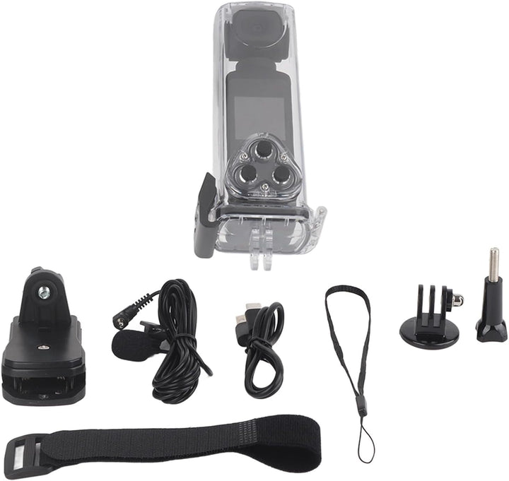 4K-Pocket-Action-Kamera, WiFi-Videocamcorder, 1,3-Zoll-Bildschirm, 16 MP Foto, 270 ° Drehbar, Unters