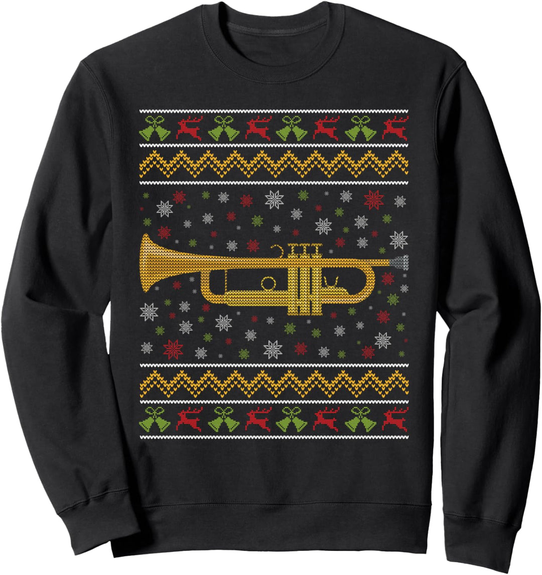 Trompete; Ugly Christmas Sweatshirt