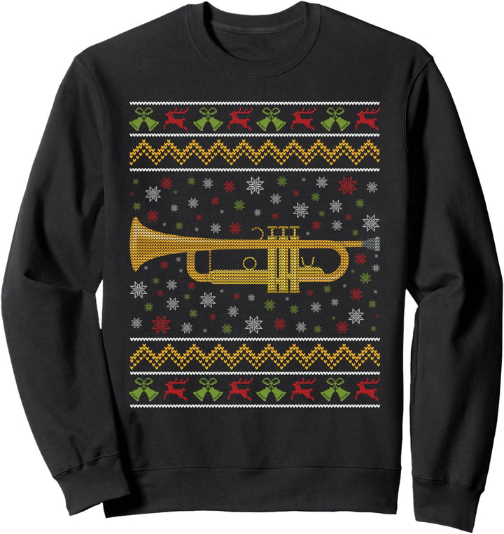 Trompete; Ugly Christmas Sweatshirt