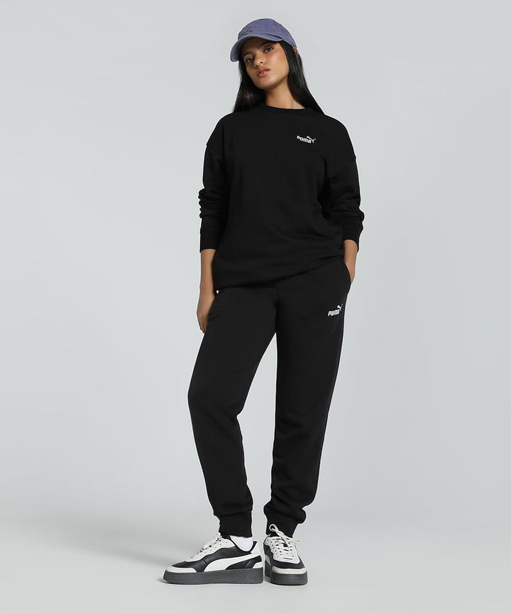 Puma Mädchen ESS Small No. 1 Logo Relaxed Crew Tr Hooded Sweatshirt (1er Pack) S Puma Black, S Puma