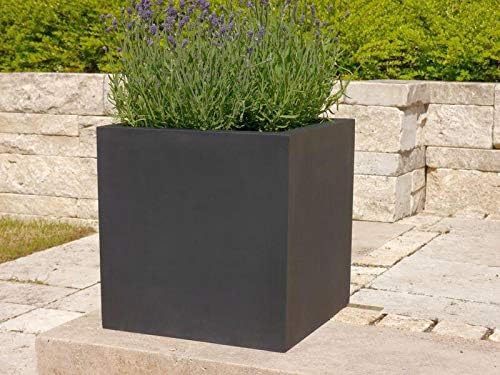 Casaflora Pflanzkübel der BUNDESGARTENSCHAU, schwarz 60x60x60, 60x60x60