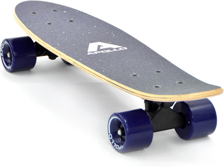 Apollo Fancy Skateboard, Vintage Mini Cruiser | Komplett, 22.5inch | Mini-Board mit Holz Deck | Mini