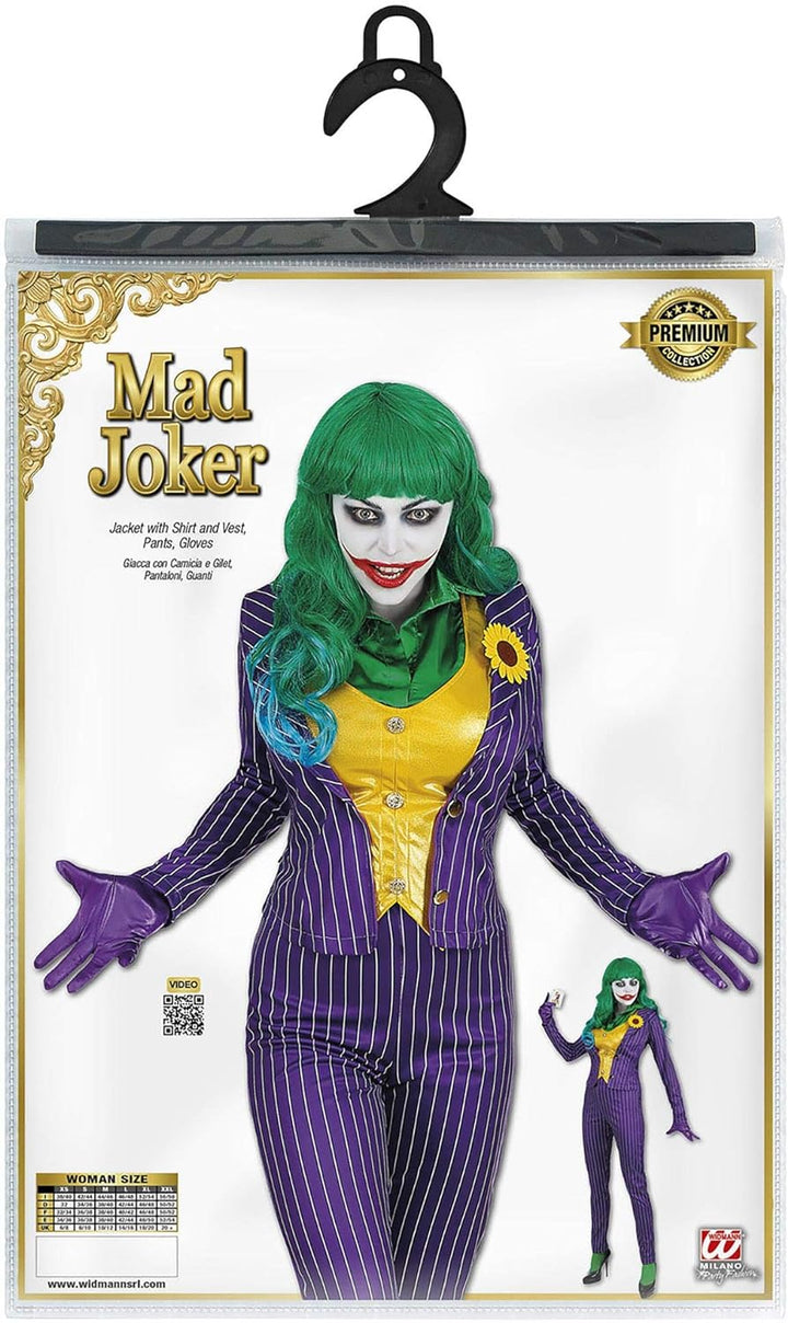 "EVIL CLOWN" (jacket with shirt and vest, pants, gloves) - (XL), XL
