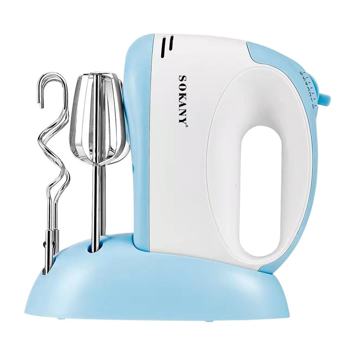 SOKANY 300W Handmixer Handrührgerät - 5 Stufen & Turbo & Auswurf-Funktion I Hand Mixer Handrührer Rü