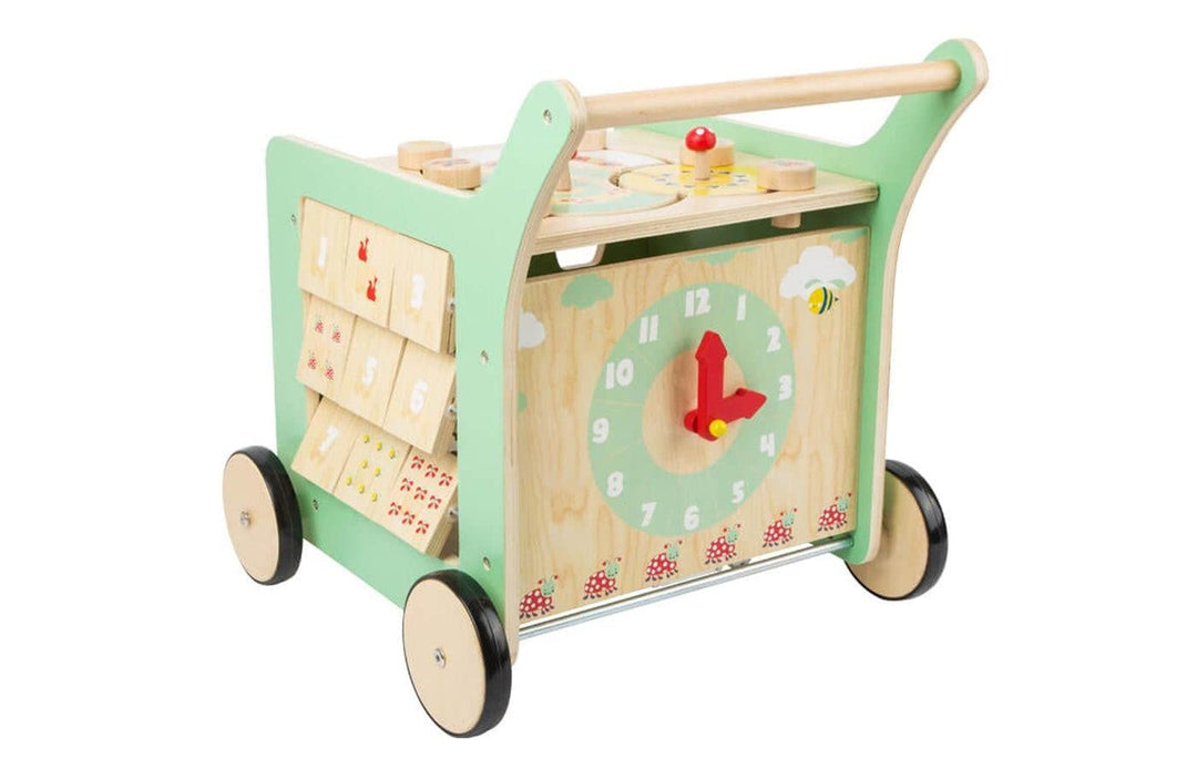 small foot Lauflernwagen "Move it!", aus 100% FSC®-Zertifiziertem Holz, Motorikspielzeug und Laufler
