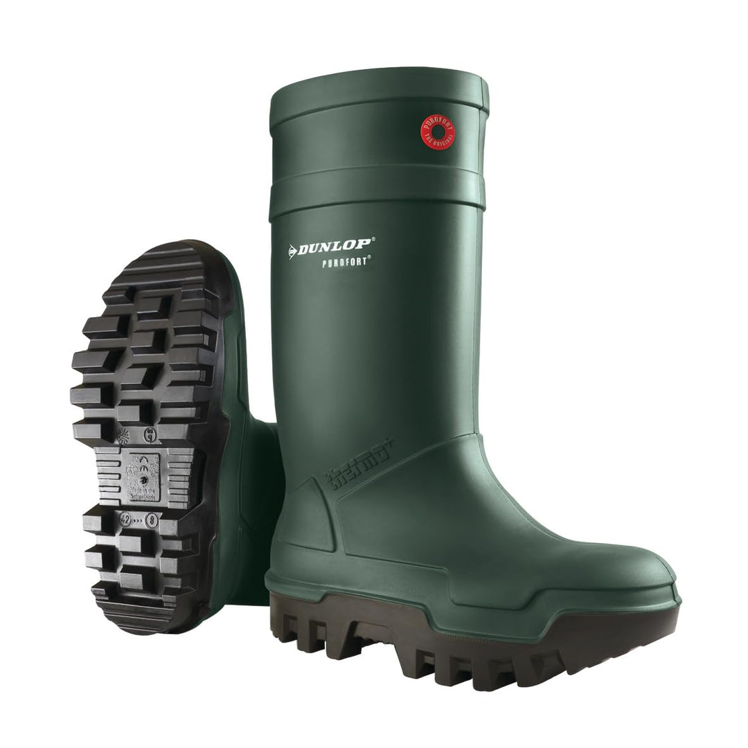 Dunlop Sicherheitsstiefel Purofort Thermo+ weiss S5 38 EU Grün, 38 EU Grün