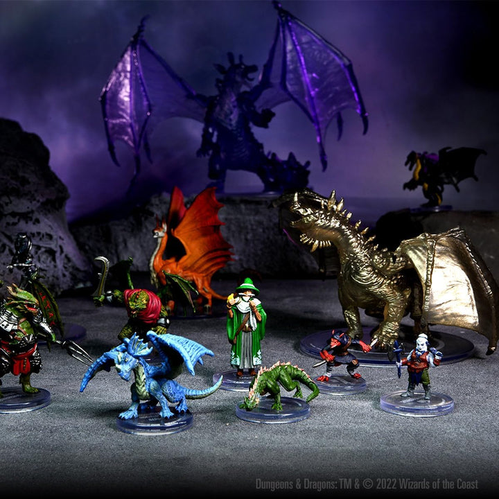WizKids D&D Icons of The Realms Miniatures: Set 22-8 Count Booster Brick. Assorted Pre-Painted Minia
