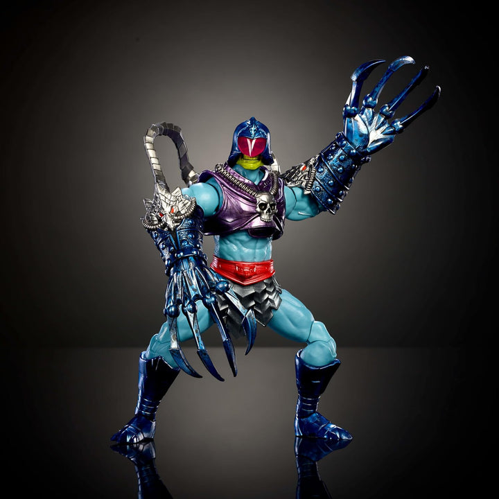 Masters of The Universe Masterverse Terror Claws Skeletor-Actionfigur, 30 Bewegungspunkte, ca. 18 cm