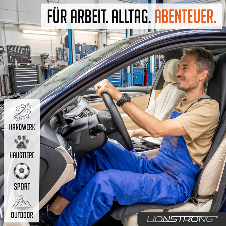 LIONSTRONG® Autositzschoner Vordersitz universell kompatibel [WASSERDICHT] - Autositzbezüge - Sitzsc