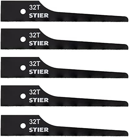 STIER Stichsägeblatt für STS-100 32 Zähne 5 Stk
