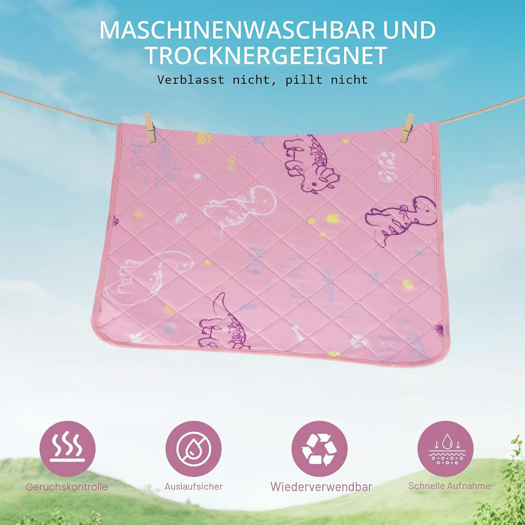 IEUUMLER 2 Stück Welpenunterlagen Waschbar für Hunde, Wiederverwendbar und Schnell Absorbierend PIPI