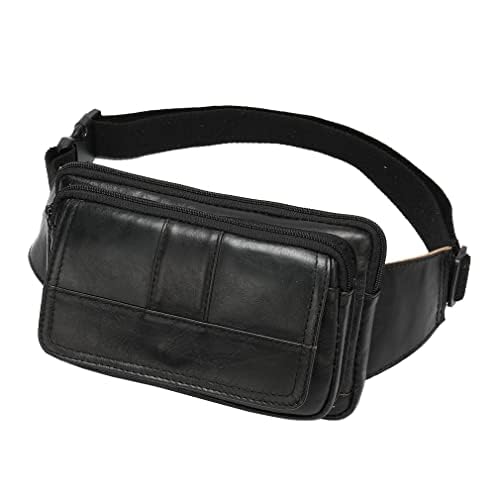 Leder Gürteltasche Taille Pack für Herren Frauen 20cm(L)x5cm(D)x13cm(H) (7.87"x1.96"x5.11") approx S