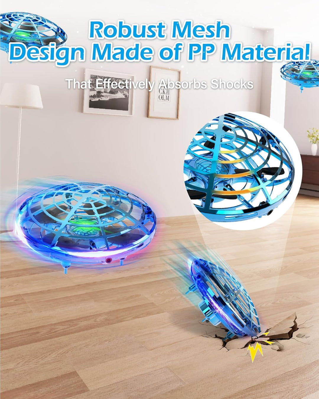 Mini Drohne für Kinder, UFO Fliegender Ball, Infrarot Induktion handgesteuertes Flugspielzeug, Gesch