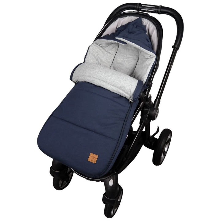 Kinderwagen Fusssack Jessy Jersey Navy, Navy