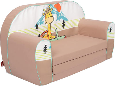 KNORRTOYS.COM 75001 75001-Kindersofa-Giraffe on Tour“