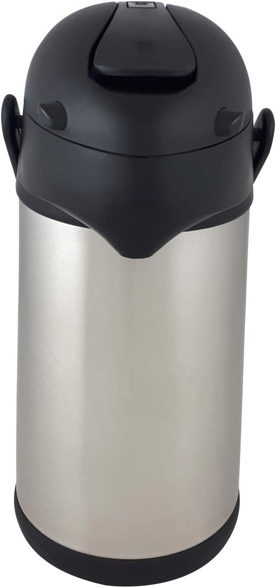 Helios Pipe Pump-Isolierkanne, Edelstahl, 2,5 Liter, 2,5 Liter
