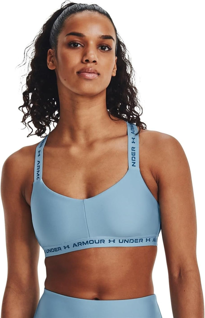 Under Armour Damen Ua Crossback Low Sports BH T-Shirt L Bunt
