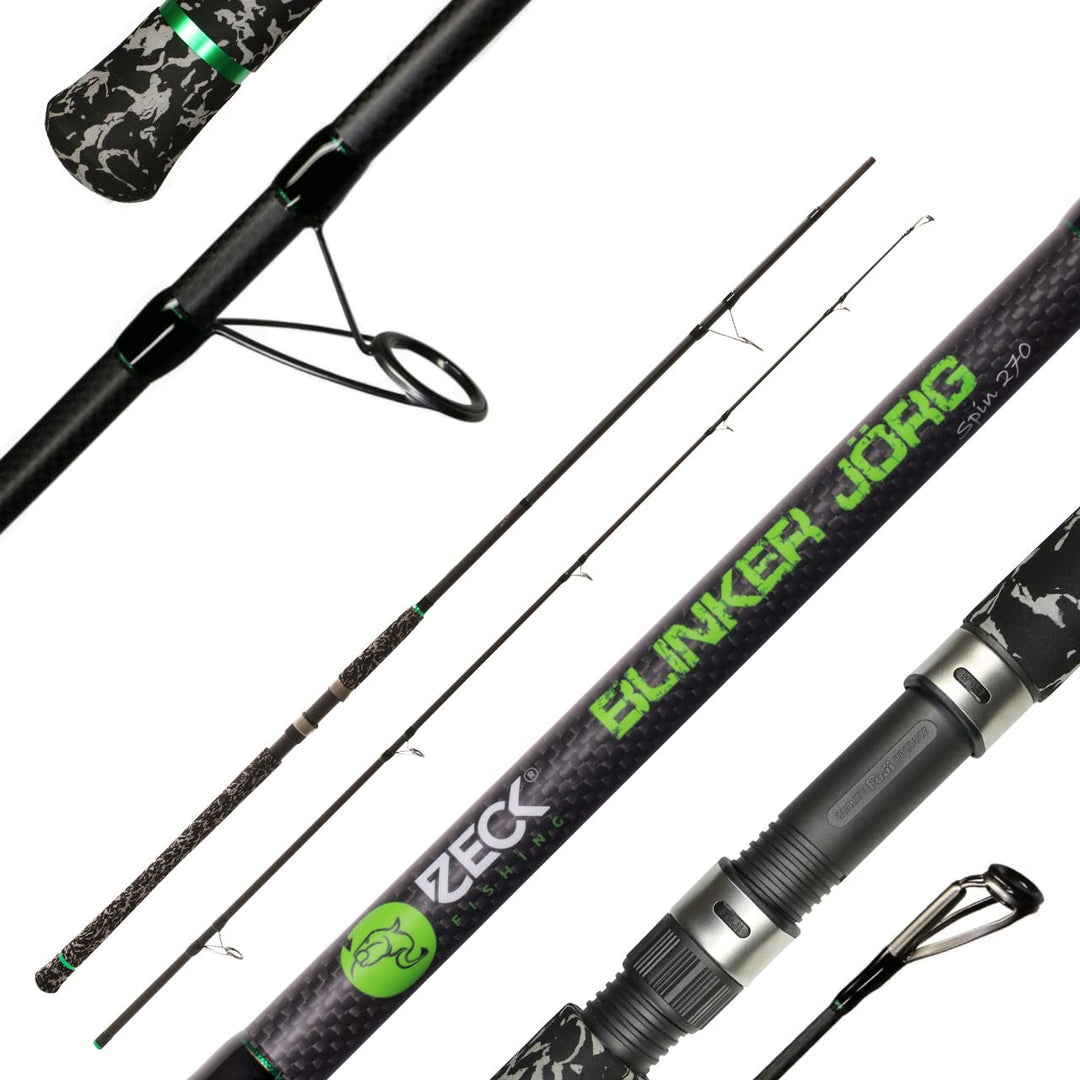 Zeck Blinker Jörg Spin 270cm 30-180g Wallerrute Waller Spinnrute