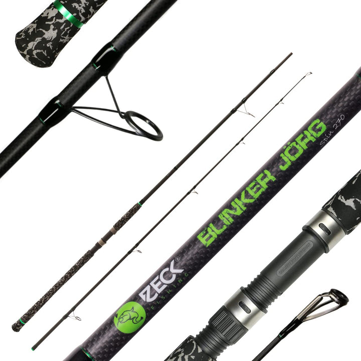 Zeck Blinker Jörg Spin 270cm 30-180g Wallerrute Waller Spinnrute