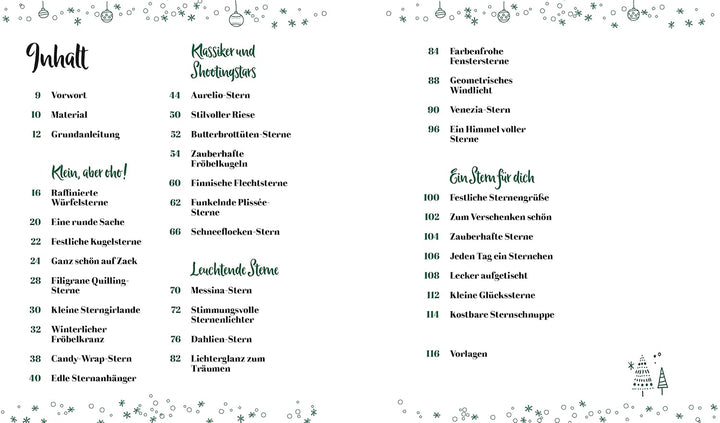 Weihnachtliche Papiersterne: Klassiker und neue Varianten zum Falten, Stecken und Kleben, Gebundenes