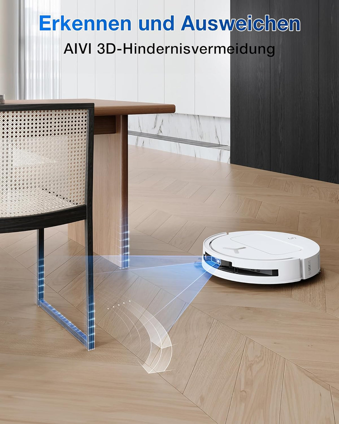 ECOVACS DEEBOT T50 Omni Saugroboter mit Wischfunktion,15.000 Pa, T30 Omni-Upgrade, Ausziehbare Seite