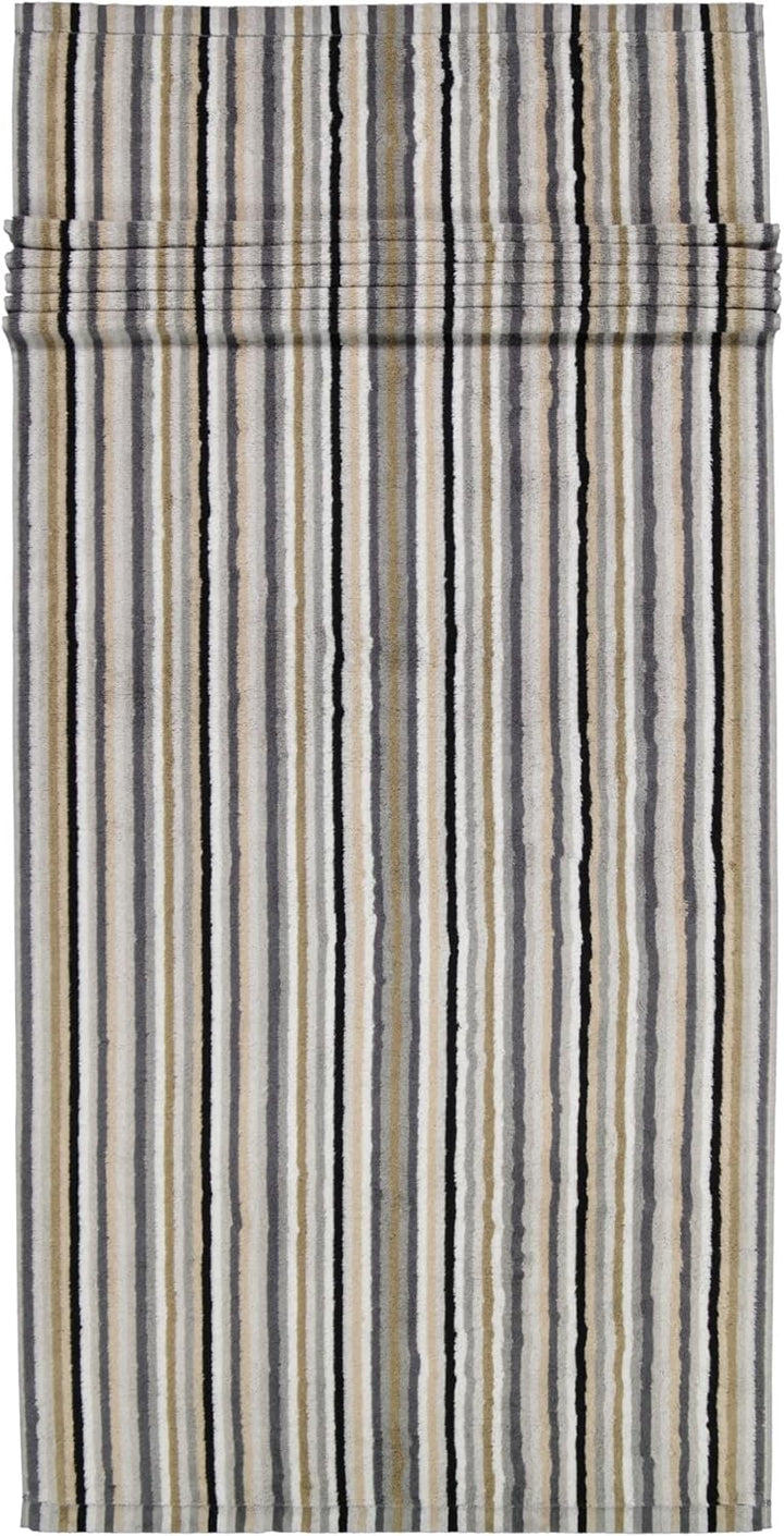 CAWÖ Home Handtücher Life Style Streifen 7048 Kiesel - 37 Saunatuch 70x180 cm, Saunatuch 70x180 cm
