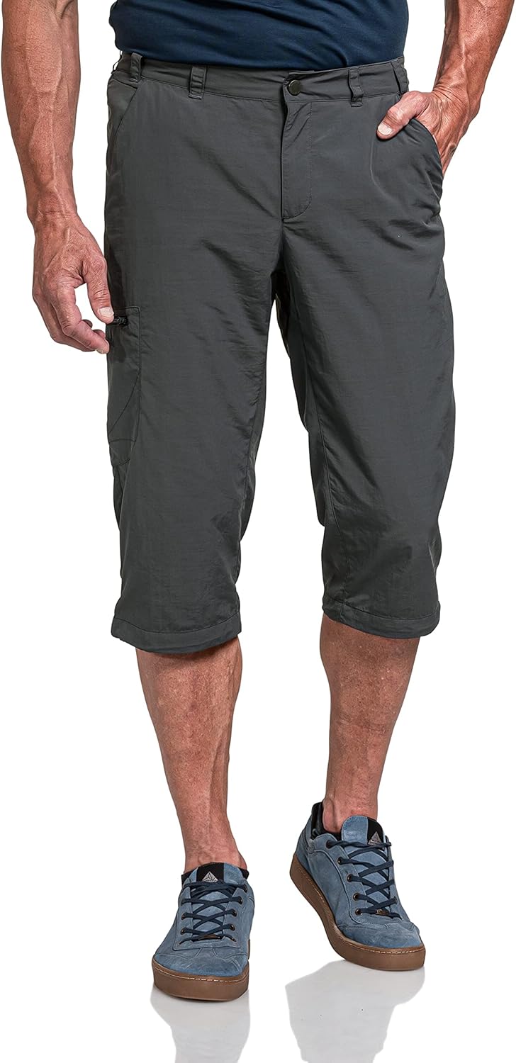 Schöffel Herren Pants Springdale1, vielseitige 3/4 Wanderhose mit elastischem Bund, Outdoor Hose mit