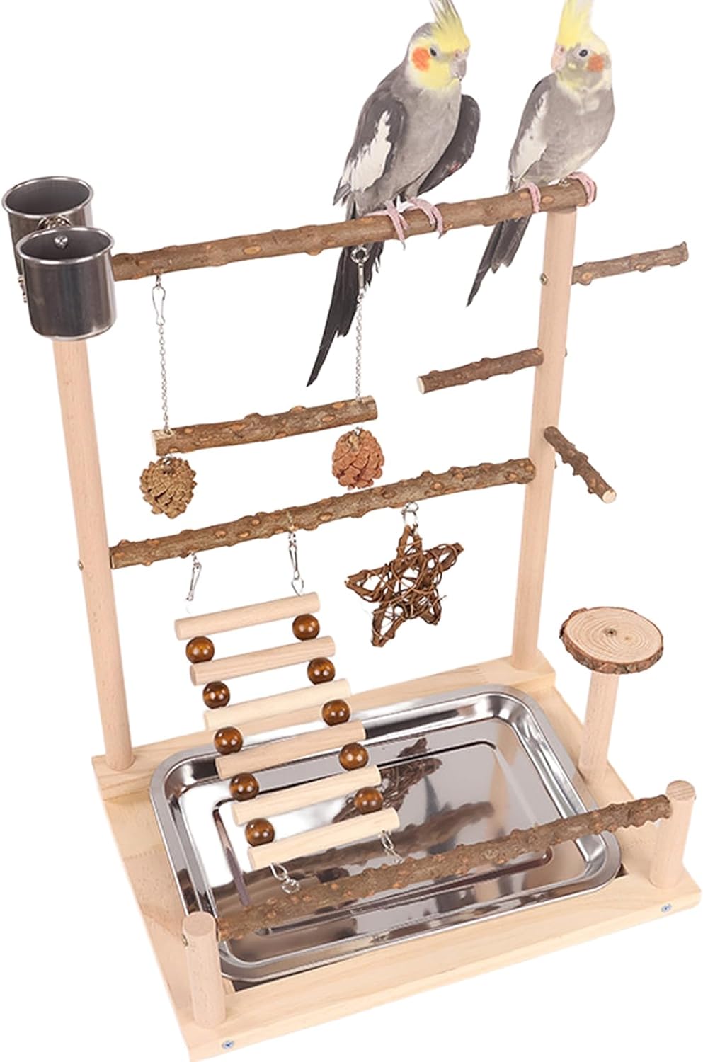 Vogelspielplatz Wellensittich Spielplatz Spielzeug, Grosser vogel Spielplatz mit Schaukel Sitzstange