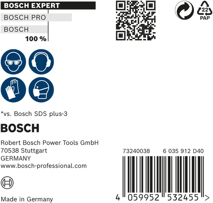 Bosch Professional 10x Expert SDS plus-7X Hammerbohrer (für Stahlbeton, Ø 10,00x265 mm, Zubehör Bohr