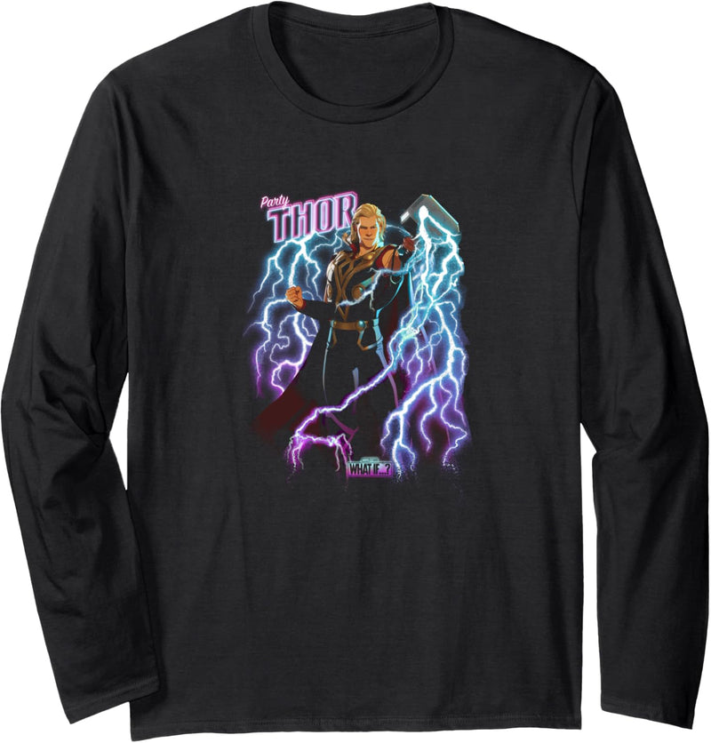 Marvel What If Thor Lightning Strike Langarmshirt